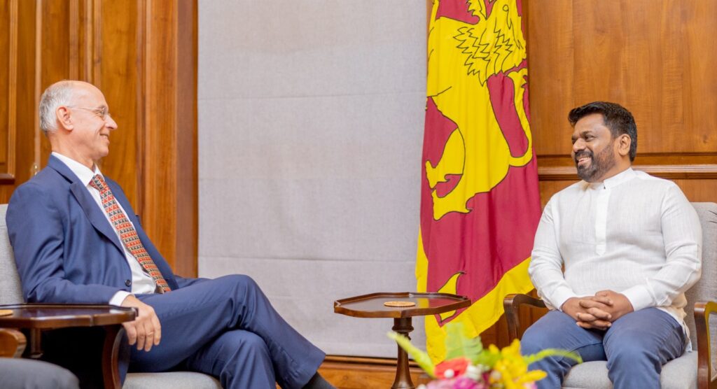 German Ambassador Felix Neumann meets with Sri Lankan President Anura Kumara Dissanayake